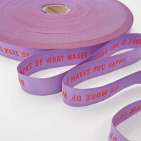 WEBBING HAPPY LILA ORANGE