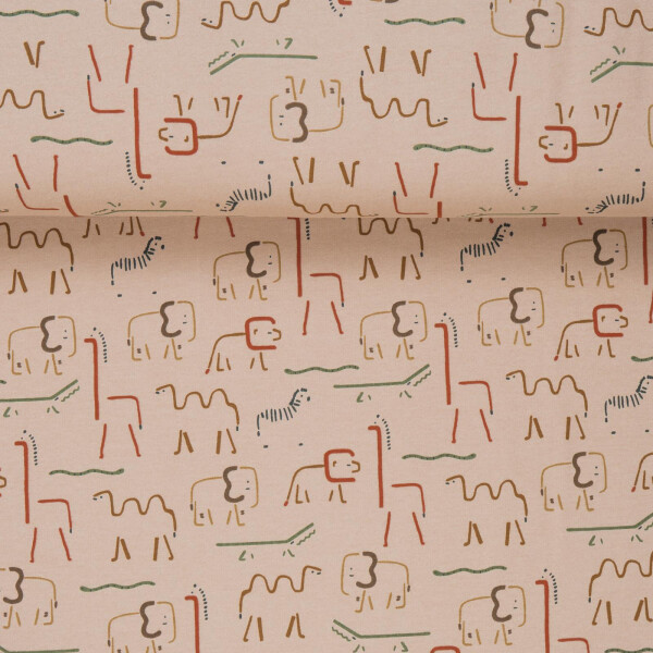 Sweatstoff Wintersweat Kinderstoffe