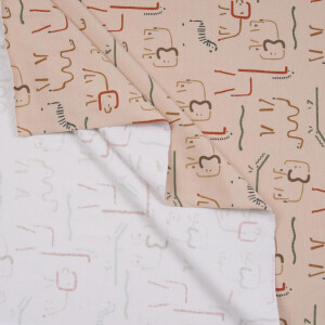 FRENCH TERRY AUFGERAUT SAFARI SAND