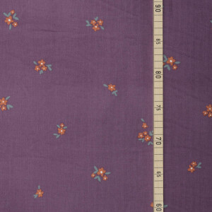 FINE CORD LITTLE FLOWERS PURPLE