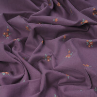 FINE CORD LITTLE FLOWERS PURPLE