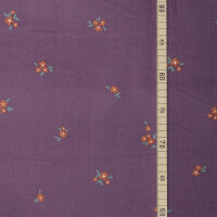 FINE CORD LITTLE FLOWERS PURPLE