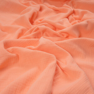 ORGANIC DOUBLE GAUZE BASIC CANTALOUPE MELON