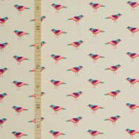 ORGANIC FRENCH TERRY HHL BIRDS MERINGA