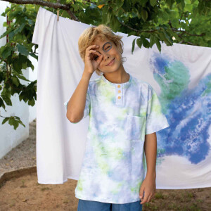 JERSEY TIE DYE GREEN
