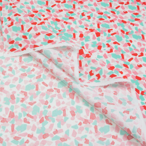 POPLIN LOBSTER ABSTRACT OFFWHITE