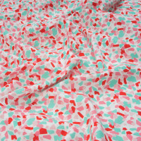 POPLIN LOBSTER ABSTRACT OFFWHITE