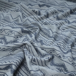 CANVAS RECYCLED JEANS BATIK PRINT