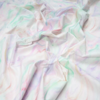 POPLIN HUMMINGBIRDS TIE DYE ECRU