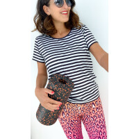 PERFORMANCE ACTIVEWEAR STRIPES BLACK/WHITE