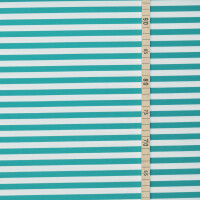 PERFORMANCE ACTIVEWEAR STRIPES TEAL/WHITE