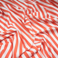 PERFORMANCE ACTIVEWEAR STRIPES CORAL/WHITE
