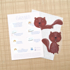 BÜGELBILD HÖRNCHEN (2 St.)