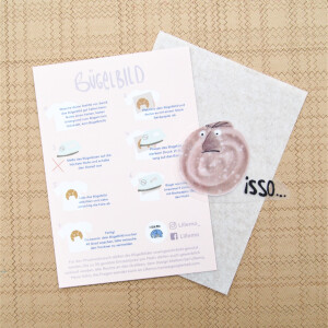 BÜGELBILD ZIMTSCHNECKE