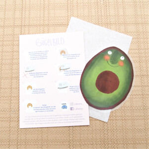 BÜGELBILD AVOCADO
