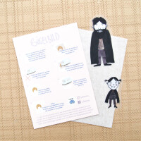 IRON ON VAMPIRE (2 PCS.)