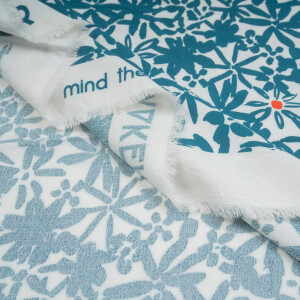 VISCOSE CREPE FLOWERY OCEAN