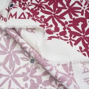 VISCOSE CREPE FLOWERY FUCHSIA