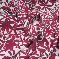 VISCOSE CREPE FLOWERY FUCHSIA