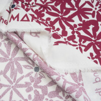 VISCOSE CREPE FLOWERY FUCHSIA