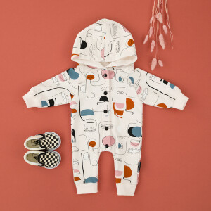 FRENCH TERRY VILLAGERS SLIGHTLY BEIGE