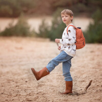 FRENCH TERRY ORNITHOLOGY SLIGHTLY BEIGE