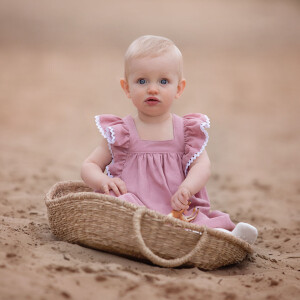 LINEN/VISCOSE SOLID ZEPHYR PINK