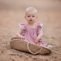 LINEN/VISCOSE SOLID ZEPHYR PINK