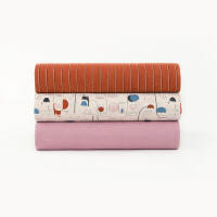 LINEN/VISCOSE SOLID ZEPHYR PINK