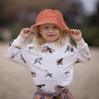 CANVAS GABARDINE TWILL LINES BOMBAY BROWN