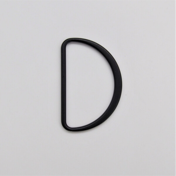 METAL D-RING 40 BLACK