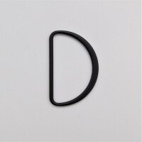 METAL D-RING 40 BLACK