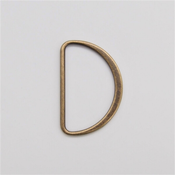 METAL D-RING 40 BRASS