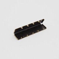 METAL WEBBING END CLIP 40 BRASS