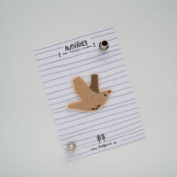 EMBROIDERED GROSSER VOGEL BEIGE