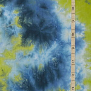 DOUBLE GAUZE TIE DYE BLUE/GREEN