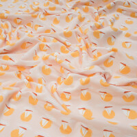 ORGANIC FRENCH TERRY BRUSHED SUNSET BOAT ROSE