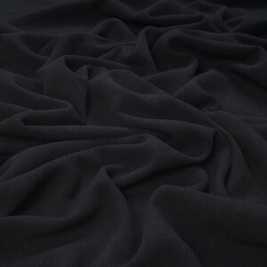 VISKOSE/LEINEN BASIC BLACK