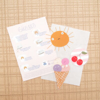 IRON ON SOMMER (3 pcs)