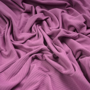 MEDIUM RIB JERSEY MAUVE