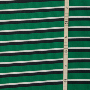 TENCEL DERBY RIBBED STRIPE JERSEY FROG