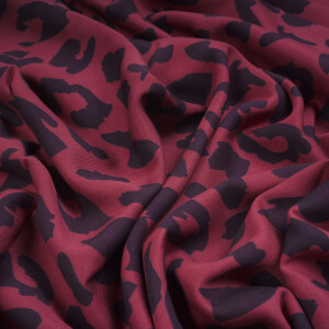 VISCOSE TWILL URBAN LEO FUCHSIA