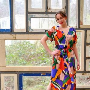 VISCOSE COLOURFUL ABSTRACT