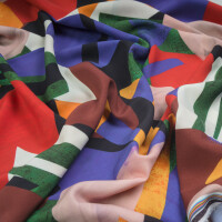 VISCOSE COLOURFUL ABSTRACT