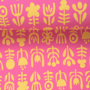 BIO JACQUARD DIVERSITY PINK/YELLOW