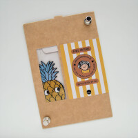 PATCH EMBROIDERED PINEAPPLE