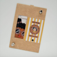 PATCH EMBROIDERED GIRL WITH PIGTAILS