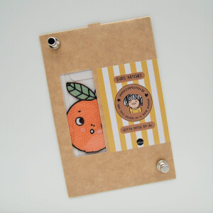 PATCH EMBROIDERED ORANGE