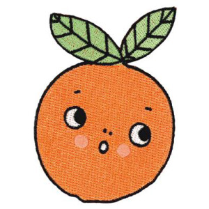 PATCH EMBROIDERED ORANGE