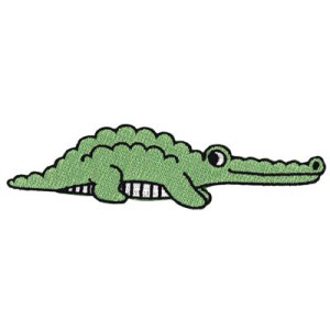 PATCH EMBROIDERED CROCODILE